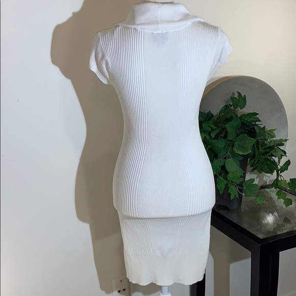 White/Cream Dots Dress - Picture 6 of 8